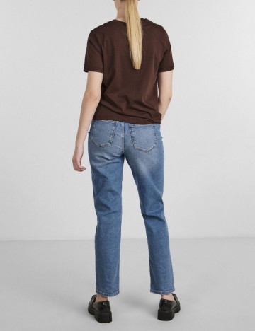 Tricou Pieces, maro