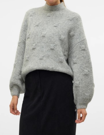 Pulover Vero Moda, gri