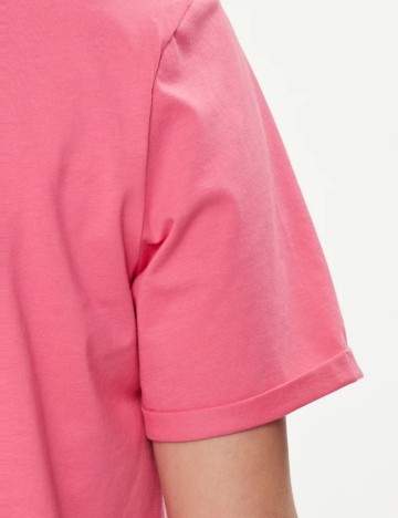 Tricou Pieces, roz