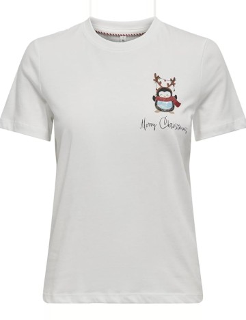 Tricou Only, alb