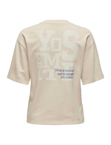 Tricou Only, bej