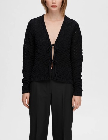 Cardigan Selected, negru