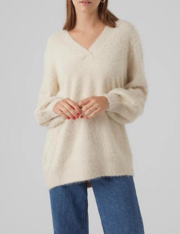 Pulover Vero Moda, crem