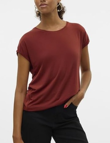 Tricou Vero Moda, cărămiziu