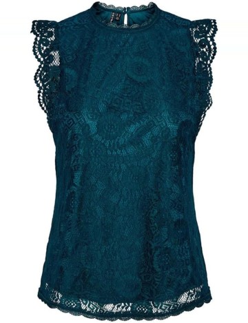Tricou Pieces, verde