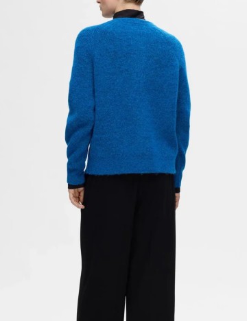 Cardigan Selected, albastru