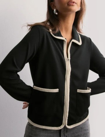 Bluză cu fermoar Vero Moda, negru