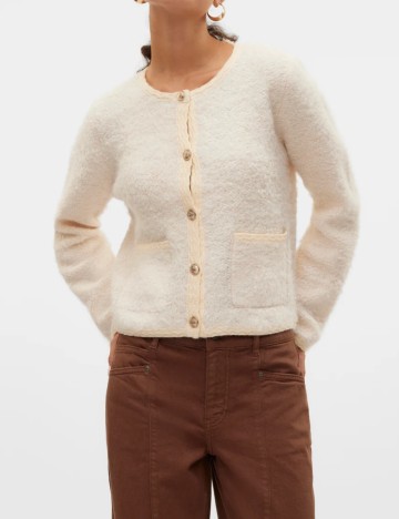 Cardigan Vero Moda, crem