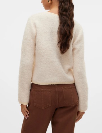 Cardigan Vero Moda, crem