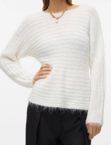 Pulover AWARE by VERO MODA, alb