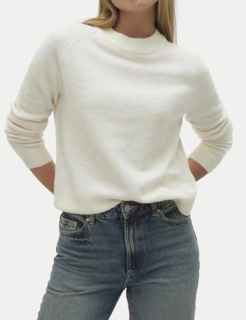 Pulover Vero Moda, crem