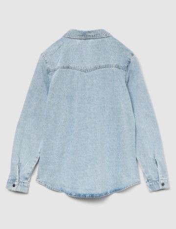 Cămașă Vero Moda, albastru