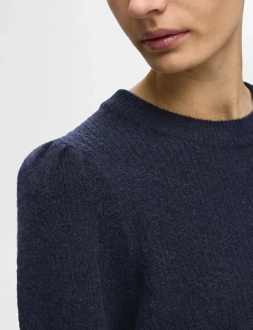 Pulover Selected, bleumarin