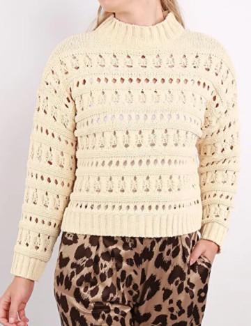 Pulover Only, crem