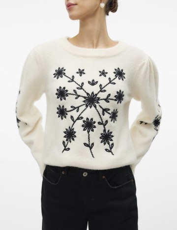 Pulover Vero Moda, crem