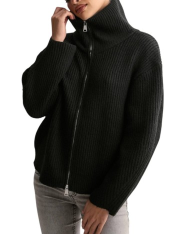 Pulover cu fermoar Only, negru