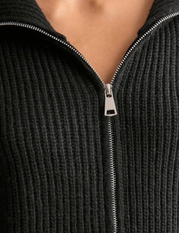 Pulover cu fermoar Only, negru