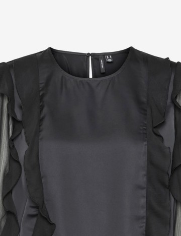 Cămașă Vero Moda, negru