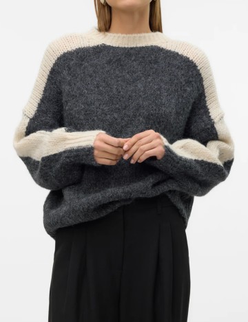 Pulover Vero Moda, gri