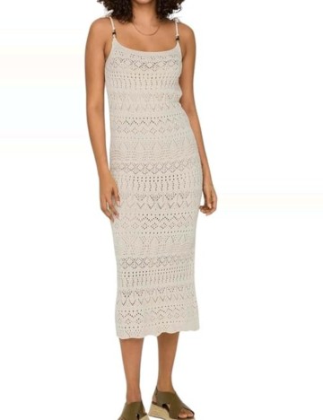Rochie maxi Only, crem