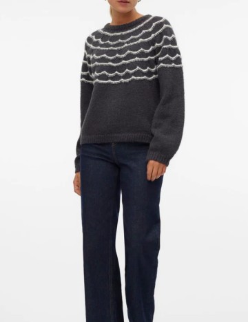 Pulover Vero Moda, gri