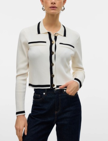 Cardigan Vero Moda, crem