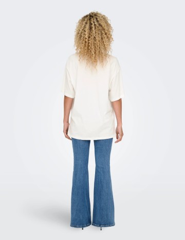 Tricou Only, alb