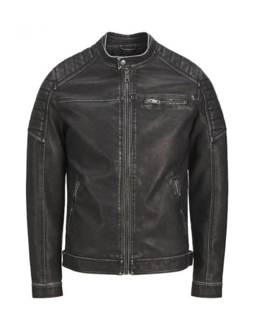 Geacă Imitație Piele Jack & Jones, gri