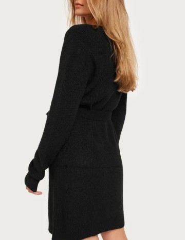 Rochie midi Pieces, negru