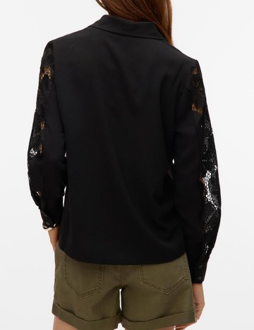 Cămașă Vero Moda, negru