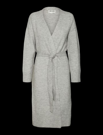 Cardigan lung Vero Moda Aware, gri