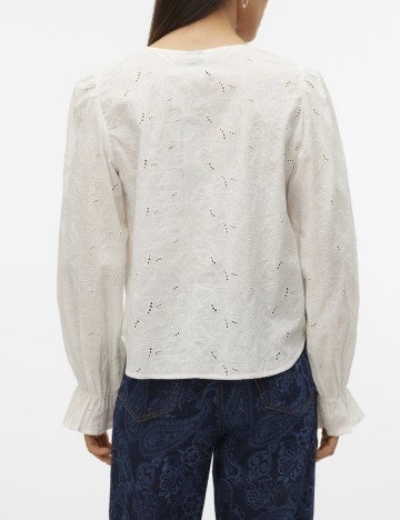Cămașă Vero Moda, alb