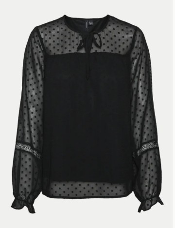 Cămașă Vero Moda, negru
