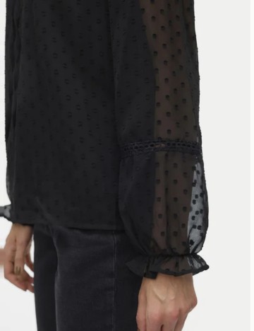 Cămașă Vero Moda, negru