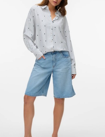 Cămașă Vero Moda, alb