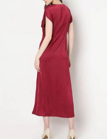 Rochie midi Vero Moda, vișiniu