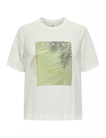 Tricou Only, alb