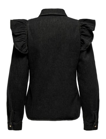 Cămașă de blugi Only, negru