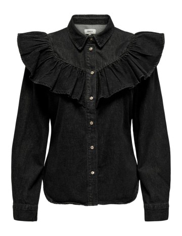 Cămașă de blugi Only, negru