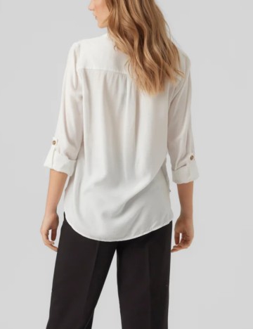 Cămașă Vero Moda, alb