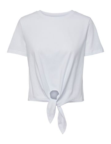 Tricou Pieces, alb