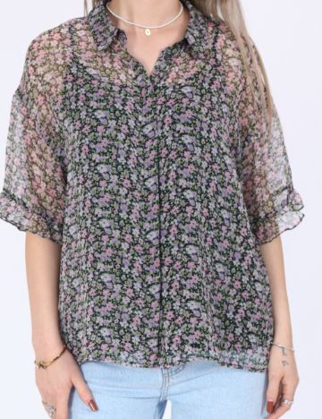 Cămașă cu mânecă scurtă Vero Moda, mix culori