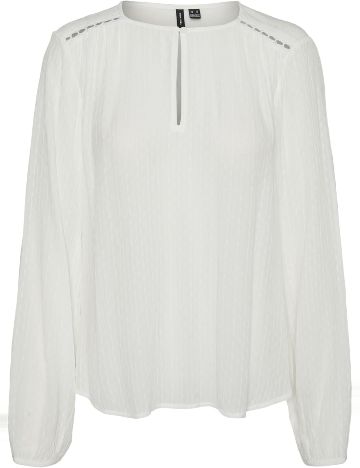 Cămașă Vero Moda, alb