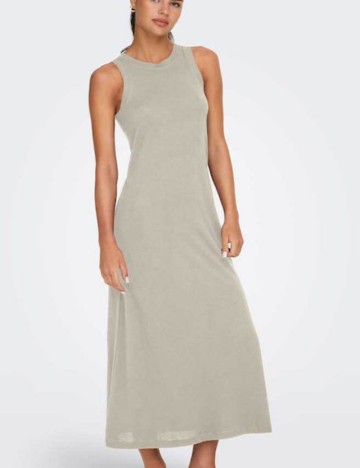 Rochie maxi Only, bej