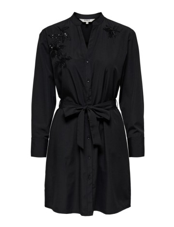 Rochie tip cămașă Only, negru