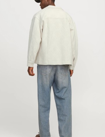 Cămașă Jack & Jones, crem
