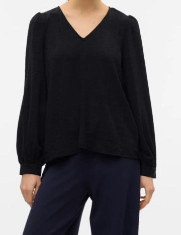 Cămașă Vero Moda, negru