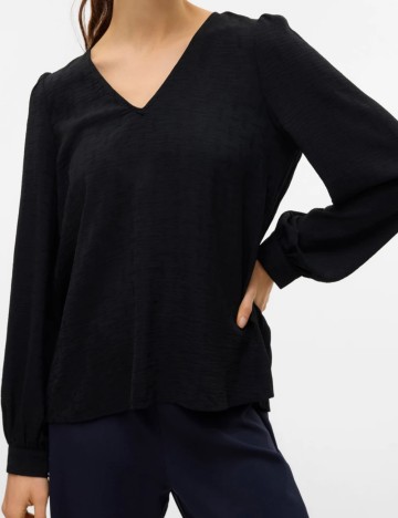 Cămașă Vero Moda, negru