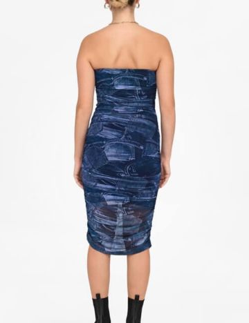 Rochie midi Only, albastru