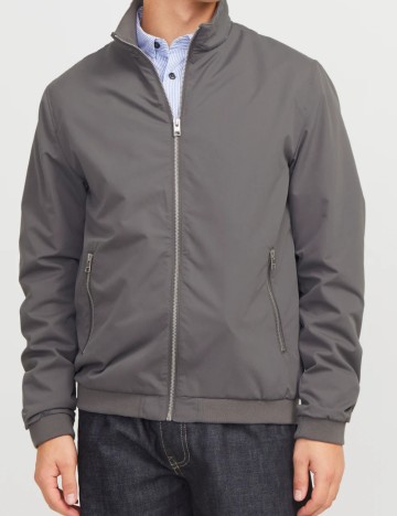 Jachetă Jack & Jones, gri